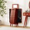 Costway Wood Jewelry Cabinet Armoire Storage Box Chest Stand Organizer Indoor Bedroom